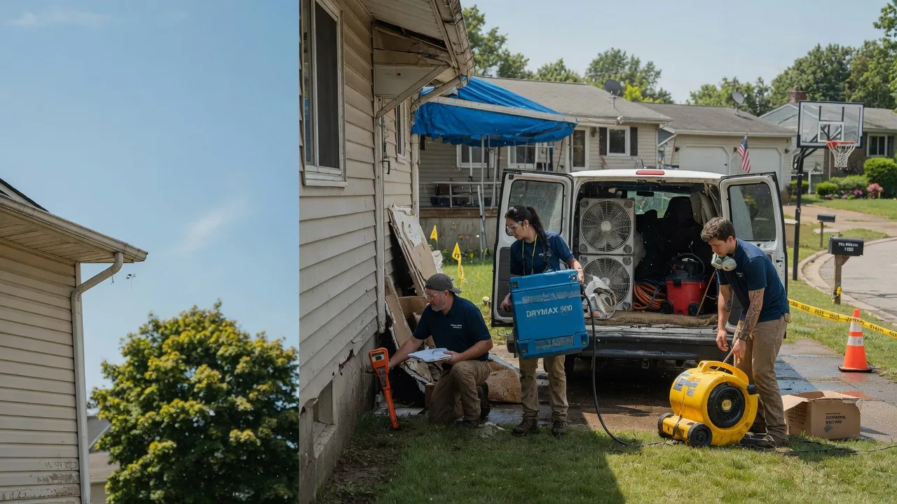 Ceiling Leak Cleanup in Rosewood, OH near me